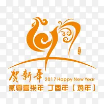 鸡年创意海报-空若网 鸡年创意海报-空若网