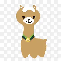 卡通可爱草泥马素材-空若网 卡通可爱草泥马素材-空若网