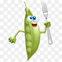 拿叉子的青豆-空若网 拿叉子的青豆-空若网