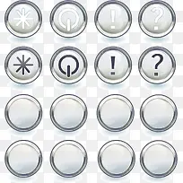 ��ɫ�ʸ�Բ�ΰ�ťģ��-������