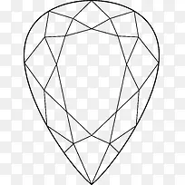 线条钻石矢量图-空若网 线条钻石矢量图-空若网