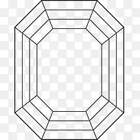 矢量线条钻石图-空若网 矢量线条钻石图-空若网