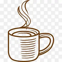 手绘卡通热饮矢量图-空若网 手绘卡通热饮矢量图-空若网