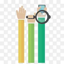 扁平化手掌-空若网 扁平化手掌-空若网