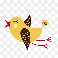 黄色的卡通唱歌的小鸟-空若网 黄色的卡通唱歌的小鸟-空若网