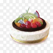 白巧克力水果蛋糕-空若网 白巧克力水果蛋糕-空若网