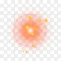 橙色光晕点缀效果-空若网 橙色光晕点缀效果-空若网
