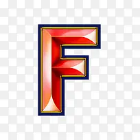 红色立体字母f-空若网 红色立体字母f-空若网