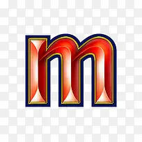 红色立体字母m-空若网 红色立体字母m-空若网