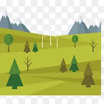 风景插画设计-空若网 风景插画设计-空若网