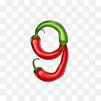 辣椒字母数字9-空若网 辣椒字母数字9-空若网