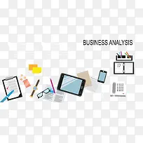 办公用品ppt扁平化矢量素材-空若网 办公用品ppt扁平化矢量素材-空若网