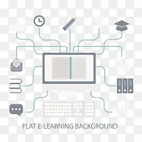 矢量扁平化办公素材-空若网 矢量扁平化办公素材-空若网