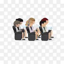 扁平化商务城市人物免抠素材-空若网 扁平化商务城市人物免抠素材-空若网