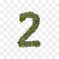 绿叶字母数字2-空若网 绿叶字母数字2-空若网