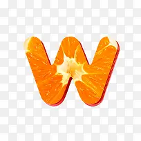 橙子字母w-空若网 橙子字母w-空若网