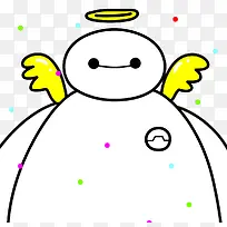 天使黄色翅膀大白图片-空若网 天使黄色翅膀大白图片-空若网