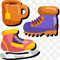 旅游杯子滑冰鞋棉鞋-空若网 旅游杯子滑冰鞋棉鞋-空若网