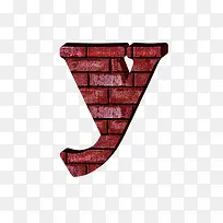 红砖墙字母y-空若网 红砖墙字母y-空若网