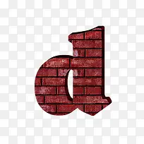 红砖墙字母d-空若网 红砖墙字母d-空若网