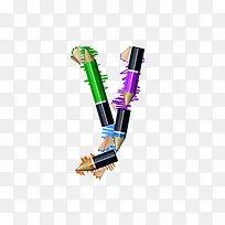 铅笔字母y-空若网 铅笔字母y-空若网