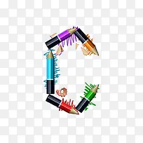 铅笔字母c-空若网 铅笔字母c-空若网