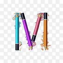 铅笔字母m-空若网 铅笔字母m-空若网