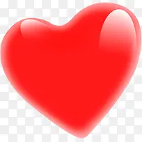 红色卡通可爱心形装饰-空若网 红色卡通可爱心形装饰-空若网