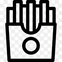 炸薯条图标-空若网 炸薯条图标-空若网