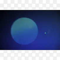 蓝色月亮背景-空若网 蓝色月亮背景-空若网