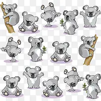 各种考拉PNG下载-空若网 各种考拉PNG下载-空若网