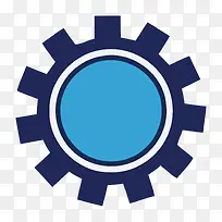 矢量蓝色齿轮设置素材-空若网 矢量蓝色齿轮设置素材-空若网