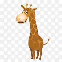 卡通长颈鹿设计元素-空若网 卡通长颈鹿设计元素-空若网