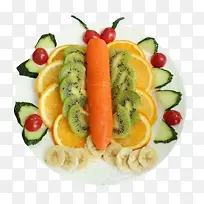 蝴蝶水果拼盘艺术拼盘-空若网 蝴蝶水果拼盘艺术拼盘-空若网