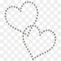 镶钻爱心装饰品-空若网 镶钻爱心装饰品-空若网