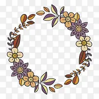 灰色植物开花植物圆环-空若网 灰色植物开花植物圆环-空若网