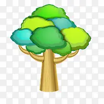 卡通手绘清新小树-空若网 卡通手绘清新小树-空若网