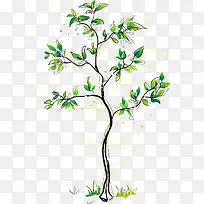 卡通手绘清新树-空若网 卡通手绘清新树-空若网
