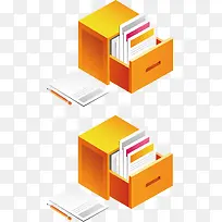 抽屉矢量素材-空若网 抽屉矢量素材-空若网