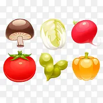 卡通蔬菜素材-空若网 卡通蔬菜素材-空若网