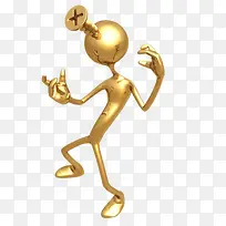 螺丝头立体人物-空若网 螺丝头立体人物-空若网