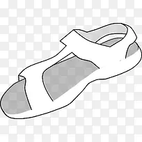 白色的凉鞋-空若网 白色的凉鞋-空若网