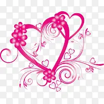 214情人节爱心花纹-空若网 214情人节爱心花纹-空若网
