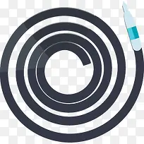 矢量扁平化水管-空若网 矢量扁平化水管-空若网