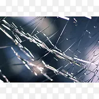 带裂纹的玻璃背景-空若网 带裂纹的玻璃背景-空若网