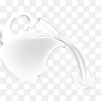 矢量喷溅牛奶-空若网 矢量喷溅牛奶-空若网