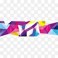 缤纷几何形banner背景-空若网 缤纷几何形banner背景-空若网