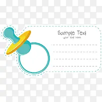 奶嘴卡通标签-空若网 奶嘴卡通标签-空若网