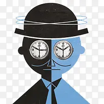 创意设计闹钟眼睛-空若网 创意设计闹钟眼睛-空若网