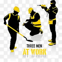 建筑工人素材-空若网 建筑工人素材-空若网